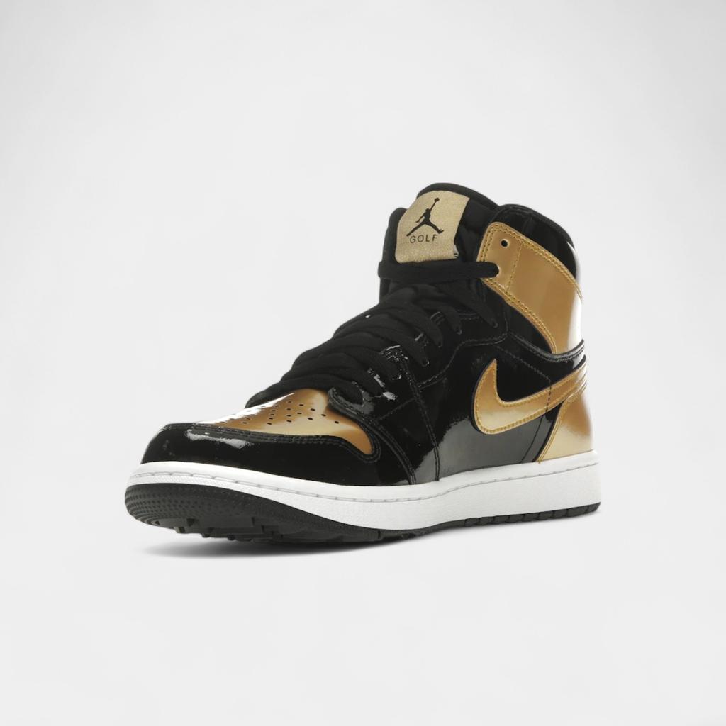 Jordan 1 Retro High Golf Patent Gold Toe