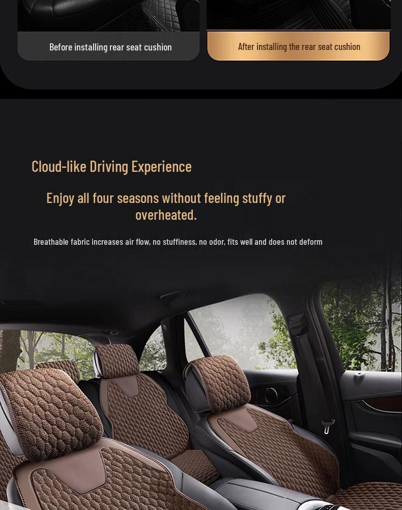 Geely Galaxy E8550 Linen Seat Cushions for Two-Wheel Drive Longteng PROMAX Starship