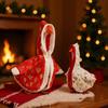 Christmas Porch Goose Outfit for 23-Inch Geese Festive Goose Clothing Breathable Seasonal Goose