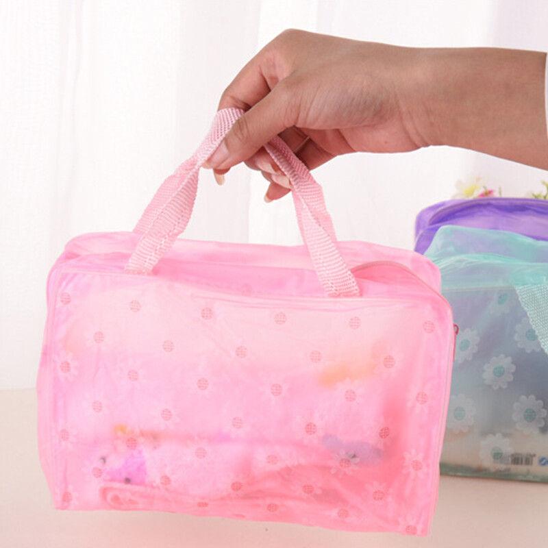 Trousse de Maquillage Imperméable pour Femme Rangement Cosmétique de Voyage Sacs de Toilette de Bain Trousse de Lavage