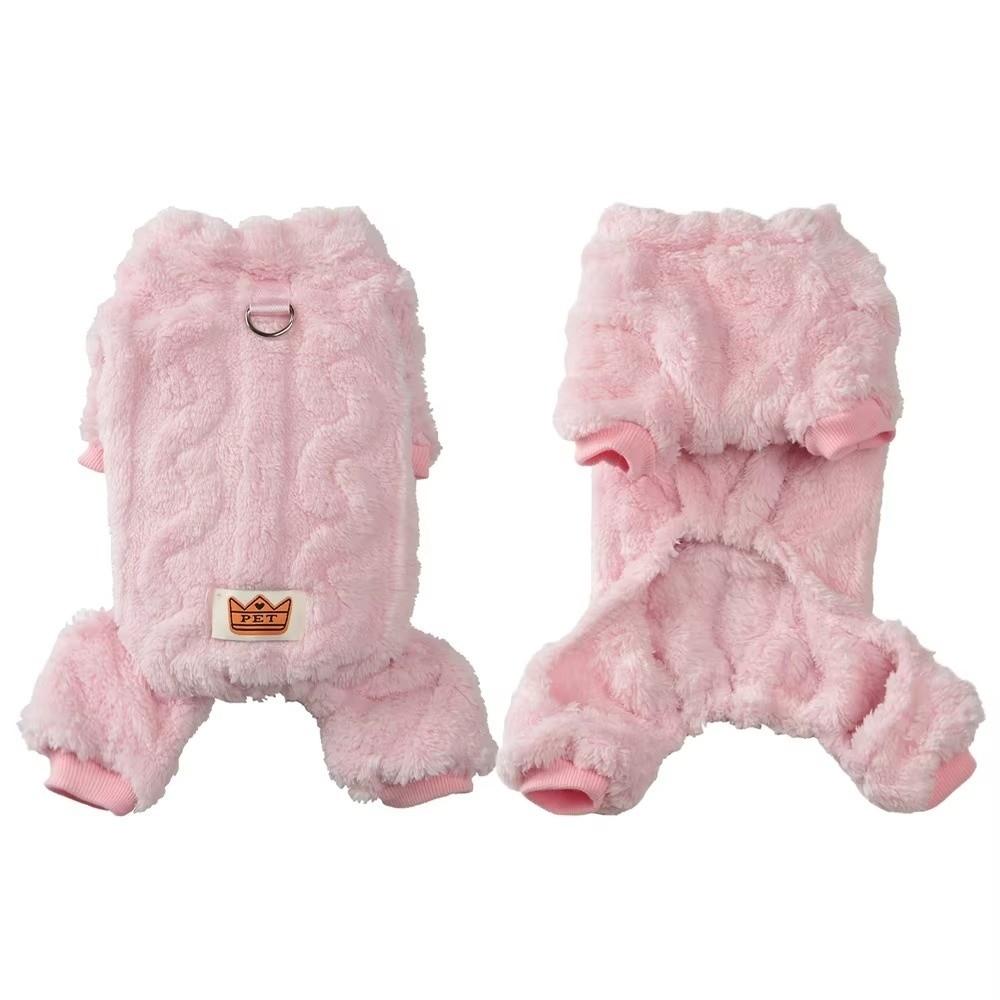 Winter Dog Hiking Jacket Fleece Dog Bodysuit Fashion Plush Dogs Coat Puppy