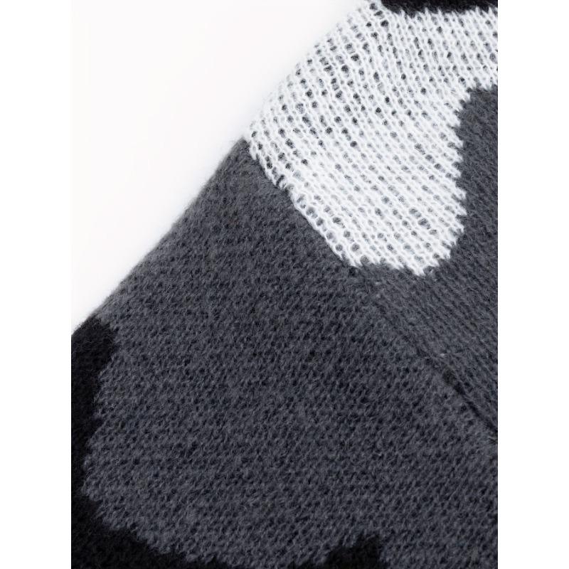 Autumn and Winter Round Neck Pullover Loose Retro Knitwear Men's Long-sleeved Fashion Tops