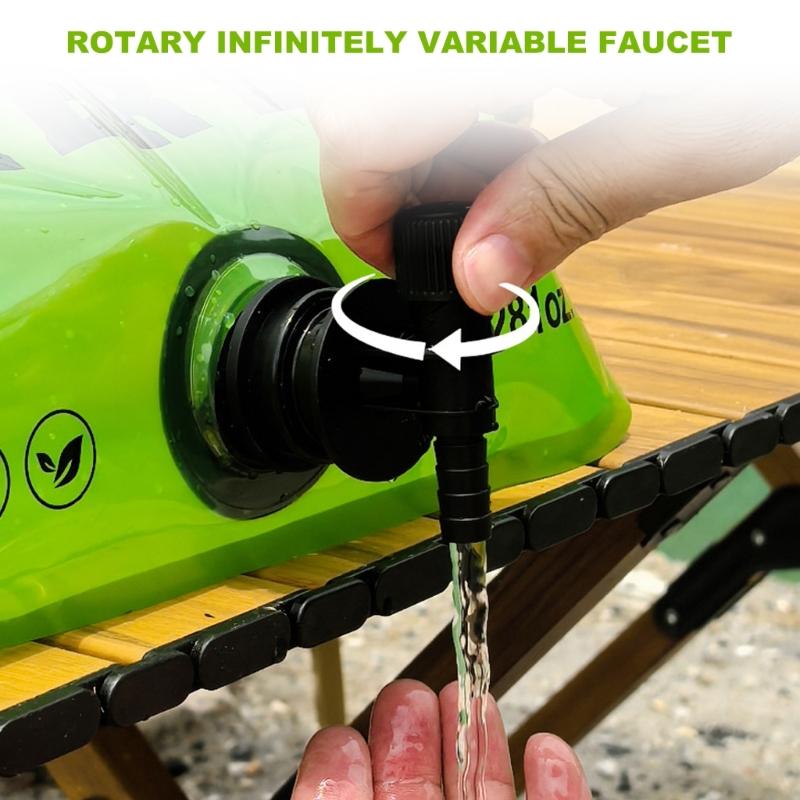 Foldable Water Container Bag Folding Drinking Water Container Storage Bag Water Carriers Portable Water Drinking Jugs