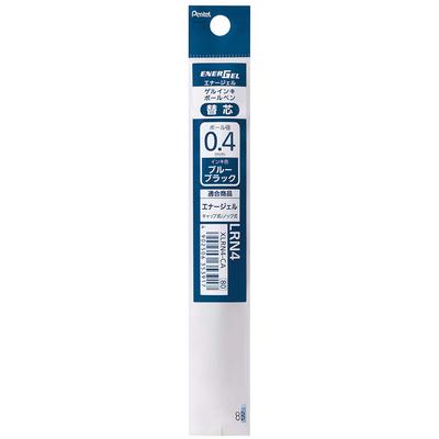 PENTEL Ballpoint Pen EnerGel 10 Refills Refills, XLRN4-CA, 0.4mm, Blue-Black,