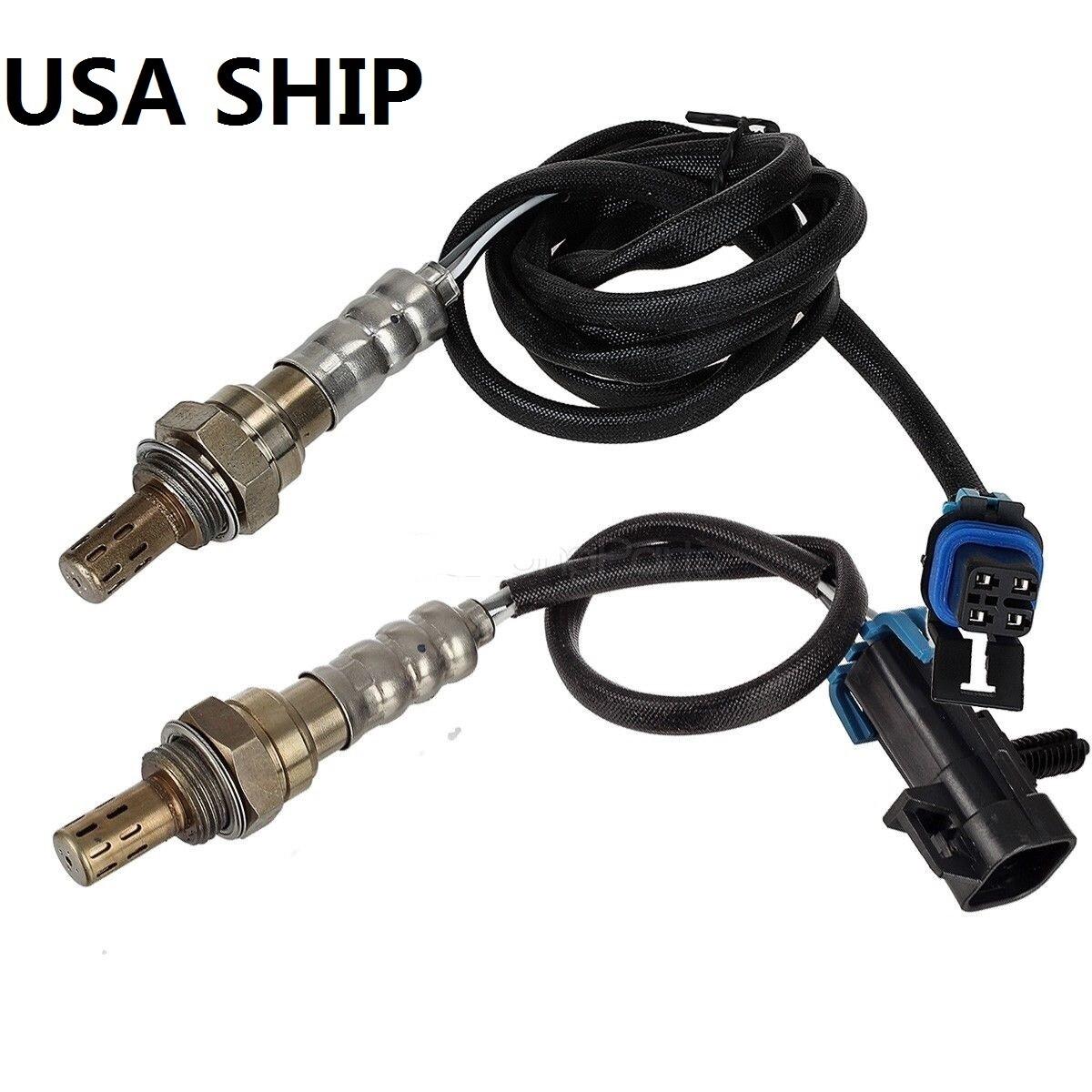 2pcs Oxygen O2 Sensor Upstream+Downstream For 2002-2005 Chevrolet Cavalier 2.2L