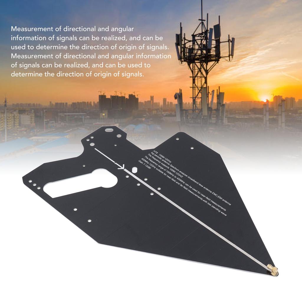 Antenna Log Periodic Antenna Log Periodic Antenna High Accuracy Wireless 0.1‑12GHz Passive Direction Finding Antenna