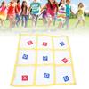 Large XO Outdoor Game Nylon XO Board Toss Yard Game with X and O Bn Bags Drawstring Bag for Kids Backyard Lawn Camping Games