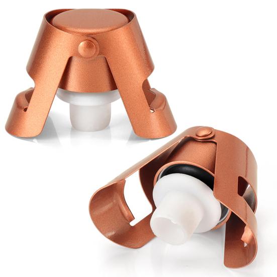 Stainless Steel Champagne Bottle Stopper Leak-proof Lock German Design Freshness-preserving Bottle Cap