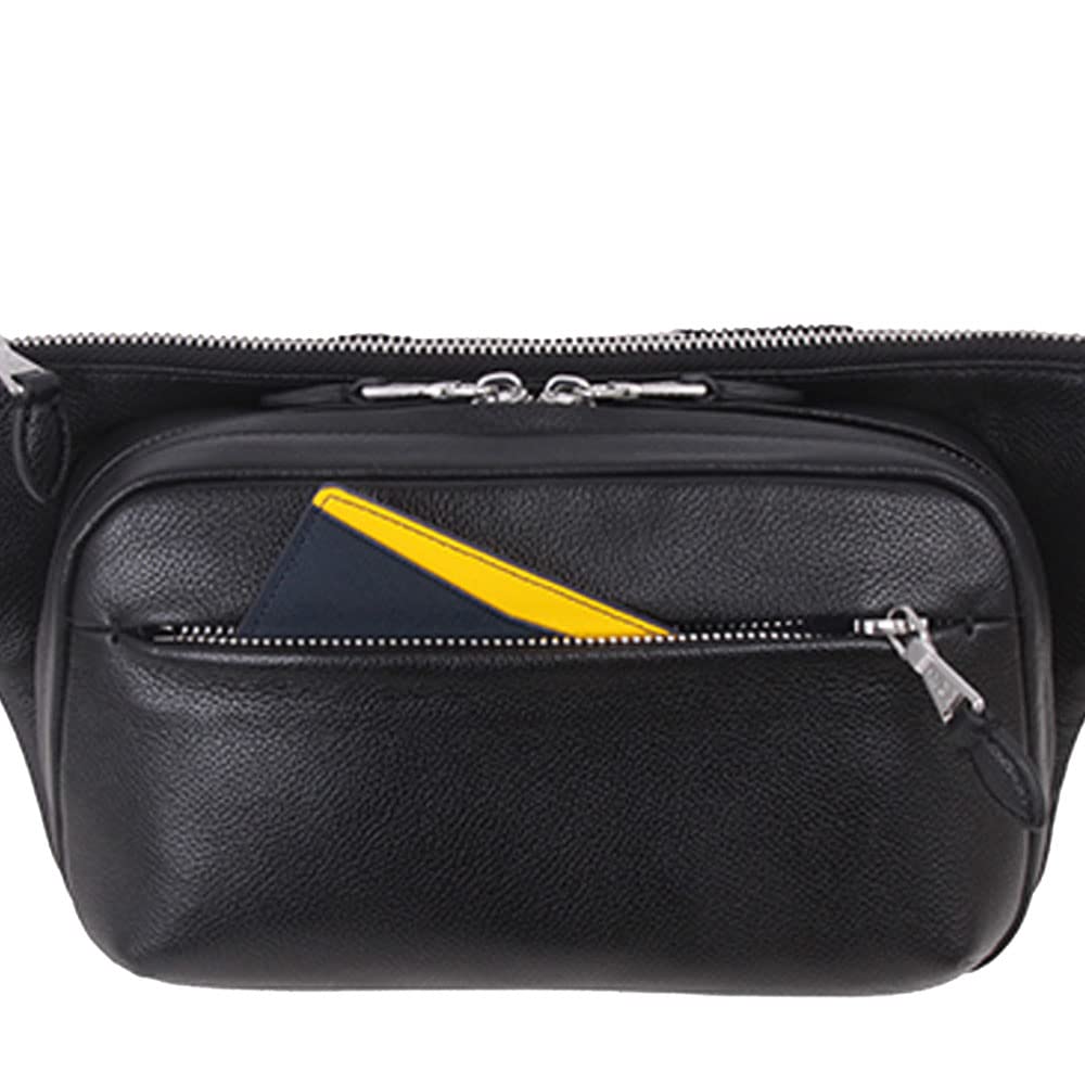 P.I.D. Blanc Genuine Leather Waist Bag PAJ204BK