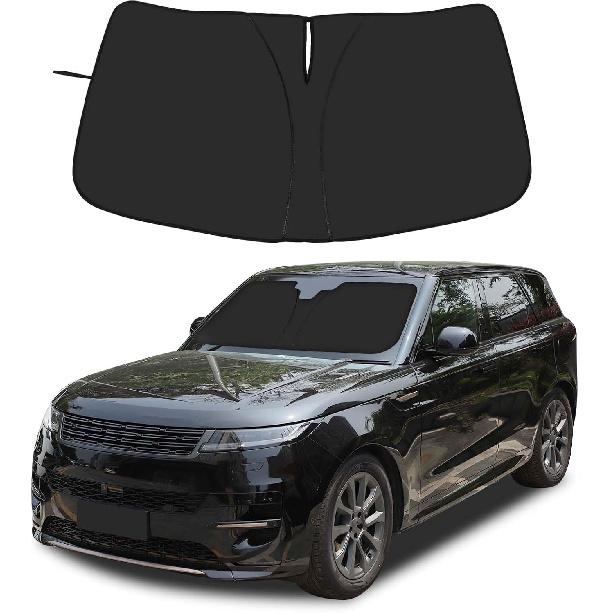 Windshield Sun Shade Compatible with L@nd Rover Range Rover Sport 2023 2024 2025, Front Window Sun Visor Protector, Foldable Car Reflective Blocker