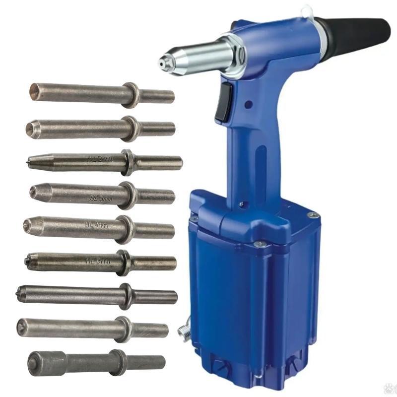 Versatile Pneumatic Rivet Head for Semi Hollow and Solid Rivets Ensures Reliability in Multiple Industrial Environments