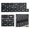 Brand New Sticker Interior 1pc A/C Black Decal Sticker High Grade Vinyl