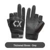 Men's Ultra-Thin Waterproof Fishing Gloves with Sun Protection, Anti-Prick Design, and Anti-Slip Three-Finger Cut for Summer Fly Fishing