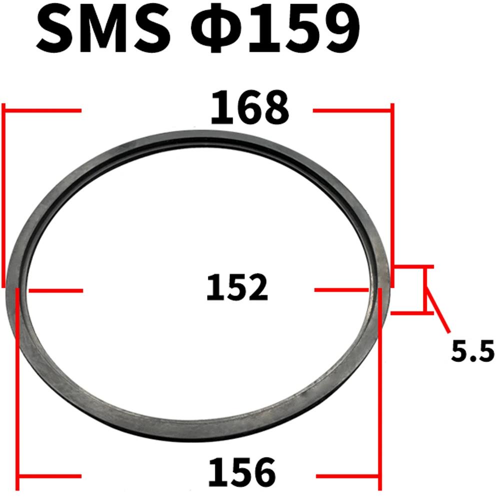 19 25 32 38 45 51 57 63 -159mm EPDM Flat Seal Gasket For Stainless SMS Union Sanitary Homebrew