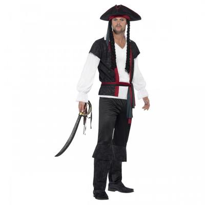 Smiffys Pánská sada kostýmů Aye Aye Pirate Captain