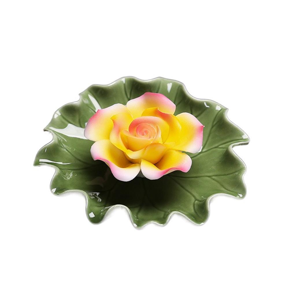 

Статуэтка Цветка Керамическая Подставка для Благовоний Жаростойкая Аромалампа для Ароматерапии Йога Style 2