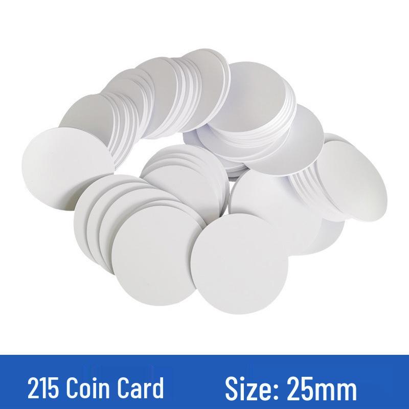 Personalized NTAG215 NFC Round Card with Custom Color Printing for Tap-to-Play Games