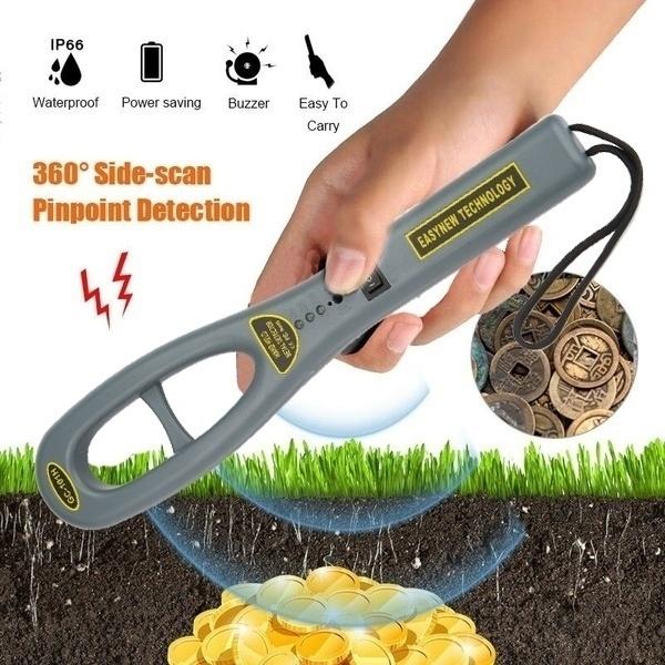 Water Resistant Portable Handheld High Sensitivity Metal Detector Scanner Hunter Finder Safety Inspection Tool