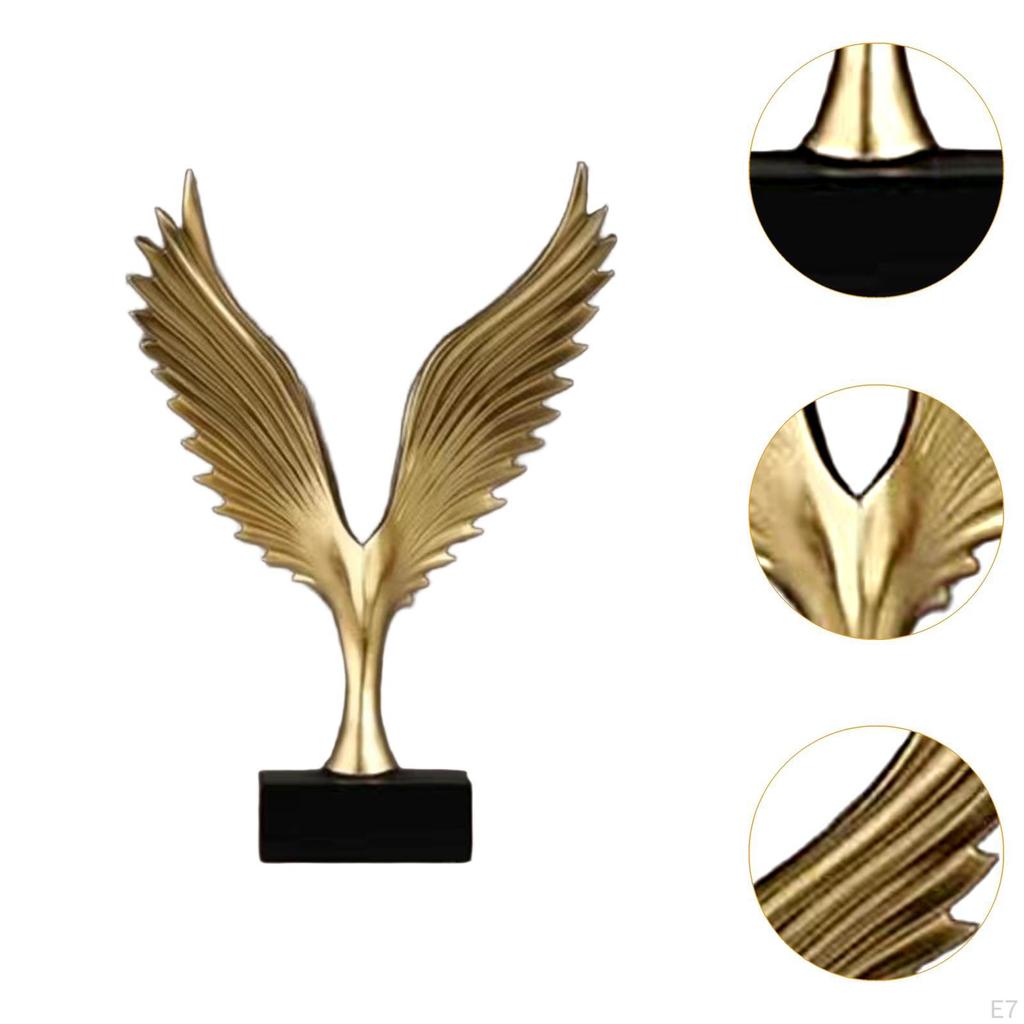 Eagle Figurine Wing Ornament Home Decor Item for Office And Living Space