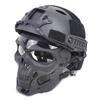 Halloween Skull Cosplay Tactical Mask - Nylon Protective Horror Facegear