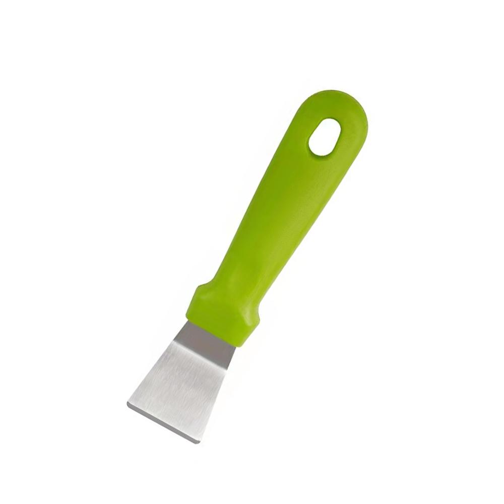 1Pc Multifunction Squeegees Small Scraper Shovel Oil Cleaning Tool Stainless Steel Blade Grill Slant Edge Scraper Fridge Ice Scraper