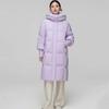 XueZhongFei Damen Mittellange Daunenjacke