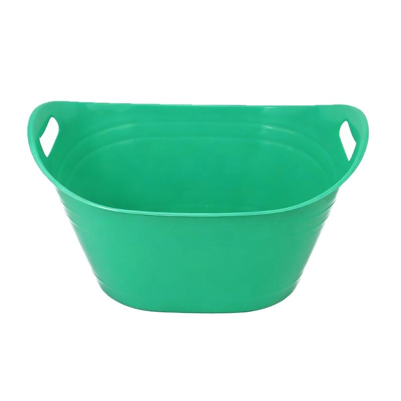 

Multifunctional Ice Storage Box Comfortable Handle For Picnics And BBQs Outdoor Activities зелёный