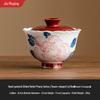 Chinese Ceramic Gaiwan Tea Bowl with Lid