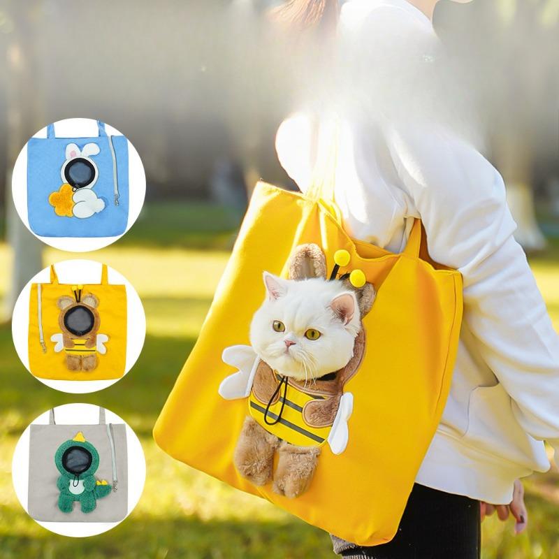 For Pets Going Out Carry A Cat Bag Carry A Crossbody or Hand-held Cat Bag for Small Dogs Showing Up Carry A Dog on One Shoulder