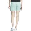 Adidas Neo Striped Elastic Breathable Casual Shorts Women Shorts Light-Green IS2779