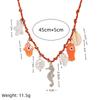 Bohemian Summer Sea Love Wind Starfish Pearl Love Pendant Colorful Dopamine Rope Necklace Women's Gift