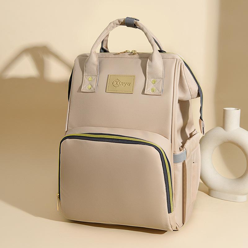 Mommy with Baby Lightweight Bag Anti Jellyfish Baby Backpack Outdoor Handheld Oxford Cloth Large Capacity Multifunctional