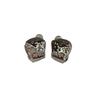Irregular Texture Earrings, Niche Minimalist Design, Personalized High-End Sense, Wide-Sided Exaggerated Stud Earrings