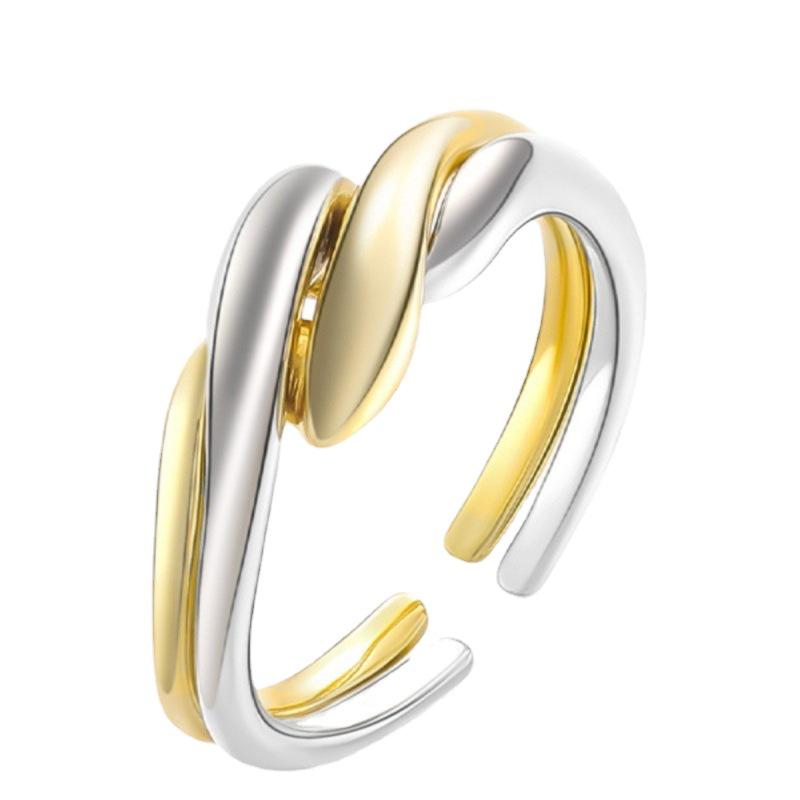 Adjustable Open Wave Ring for Women – Fashionable, Cool Temperament, Stackable Index Finger Ring