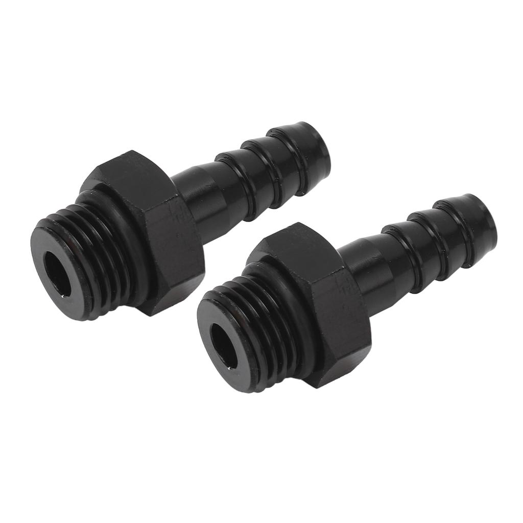 1Pair Hose Barb Fitting Connector AN6‑5 16 Inch Aluminum Hose Barb Fittings Adapter for Pipe Connections Delivery System