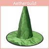 Halloween Witches Hat Cosplay Costume Accessory With Plush Fabric For Party Decorations