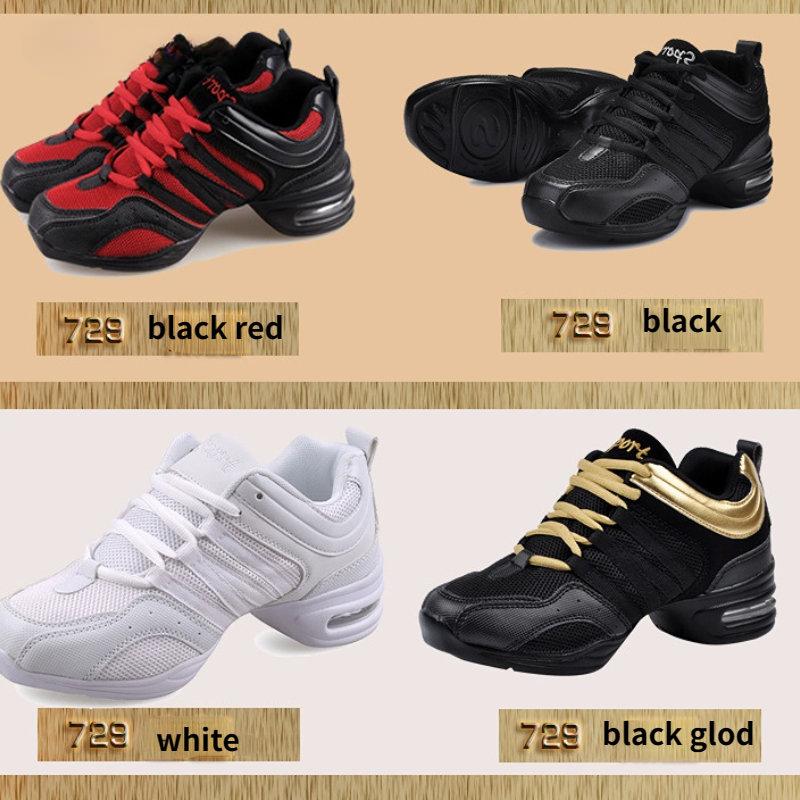 Dance Shoes for Women Sports Breathable Platform Black Sneakers Soft Outsole Fashion Comfortable Modern Jazz Dance Shoes