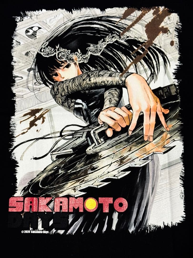 

[USED] Super Rare Sakamoto Days Daibutsu Anime T-Shirt Black XL
