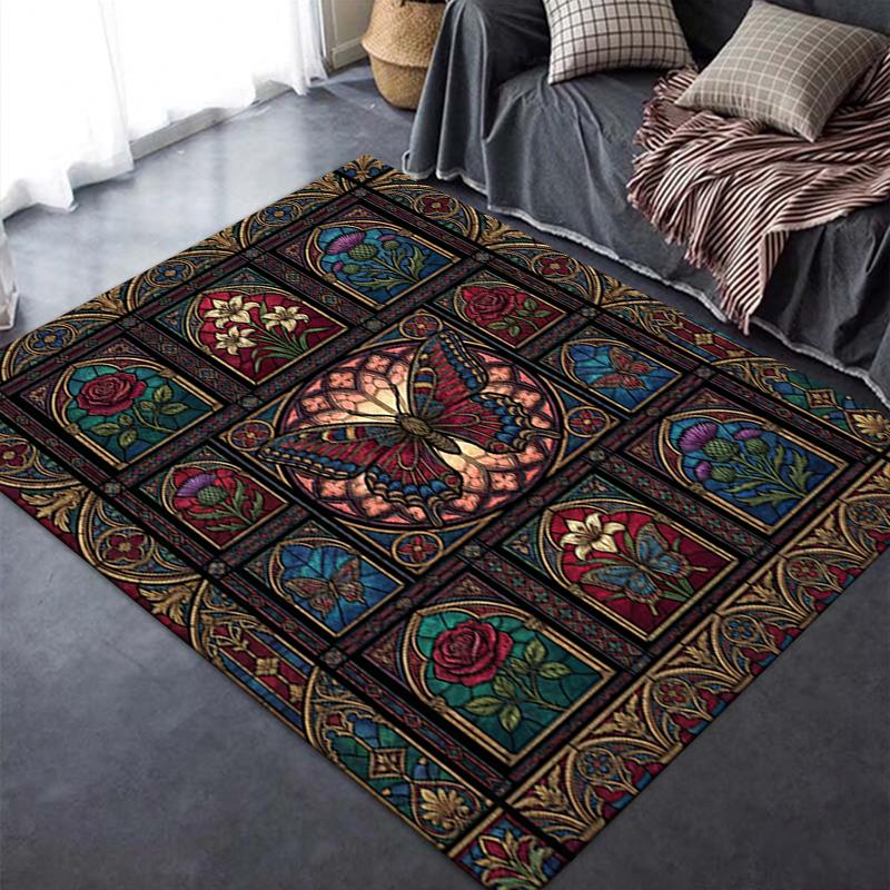 2025 New Butterfly Decoration Carpet Rug for Living Room Bedroom Home Sofa Decoration,Kids play Non-slip Floor Mat19