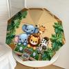 1PC Safari Jungle Umbrella-8-Rib Reinforced, Automatic Open, Lightweight & Durable, Cute Fashion Accessory for Outdoor-K1323