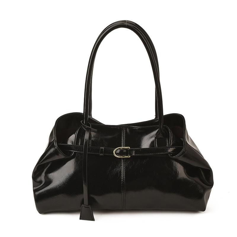 Large-capacity Women's Tote Bag, Stylish, Casual, Simple and Retro Shoulder Bag with A Single Strap