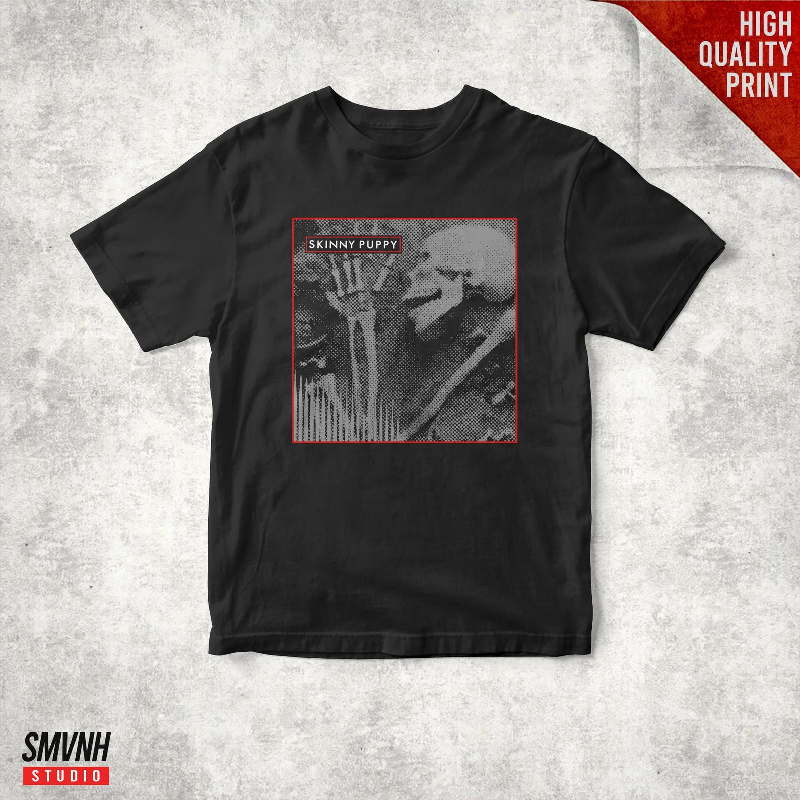 Vintage Skinny Puppy 80s Unisex T shirt 3XL