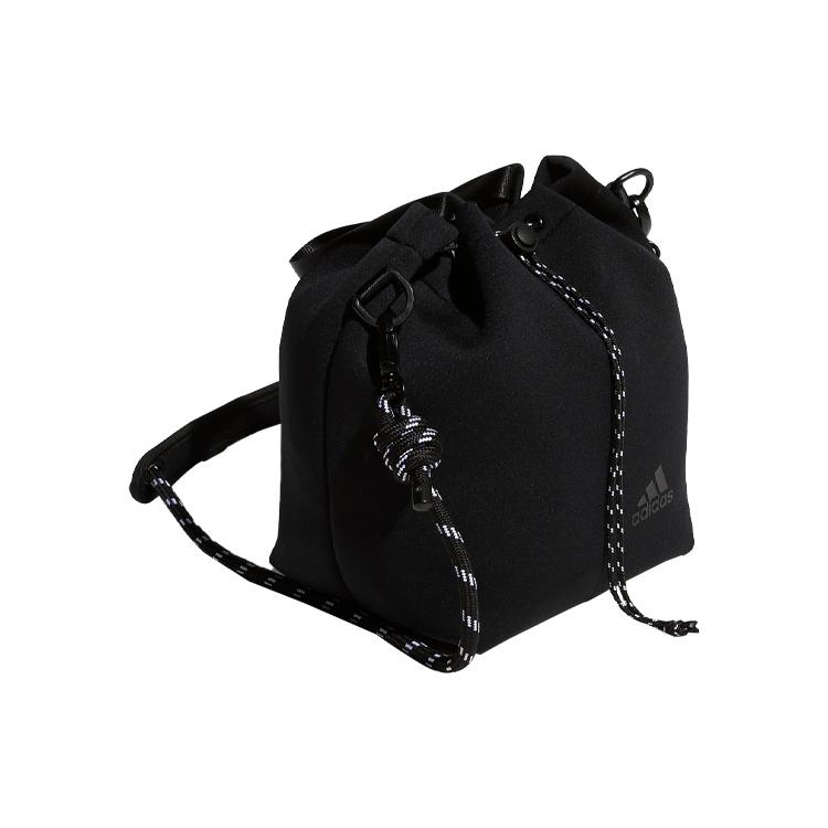 New Adidas Polyester Bucket Bag, Shoulder Bag, Crossbody Bag Regular Unisex Black H64761