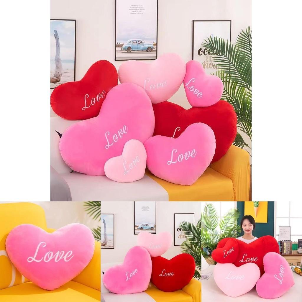 Plush Heart-shaped Pillow With Pp Cotton Filling Fruit Design Customizable Sizes