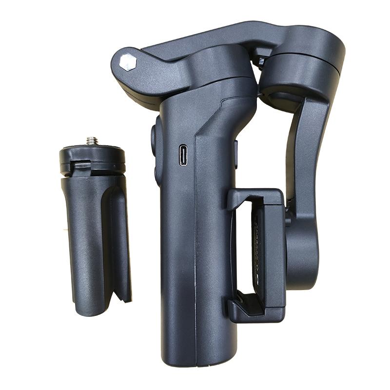 Wireless Control Handheld Gimbal Mobile Phone Selfie Stick With Shutter Manualwired Control Gimbal Stabilizer With Light