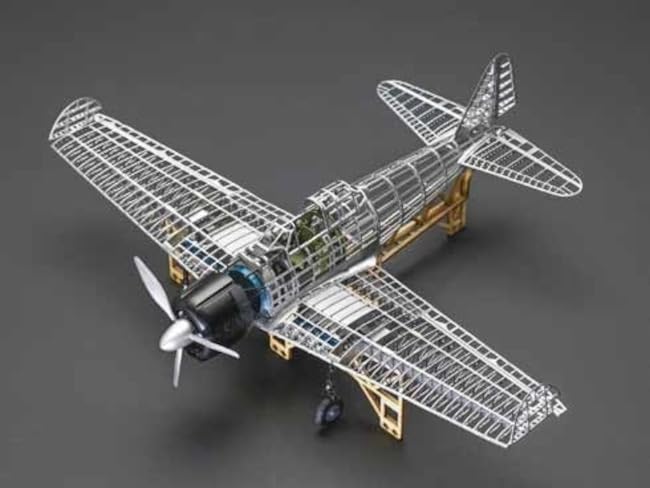 Studio Mid Zero Type Carrier Fighter Type 21 Skeleton Full Set Model Resin Kit 1/48 TP-004 (Airplane)
