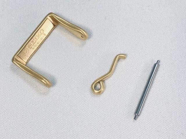 AA08WTE05B SEIKO Prospex Buckle 20mm Gold for via SBBN051/ S23635J1/ 7C46-0AR0 (Ships Nekoposu)