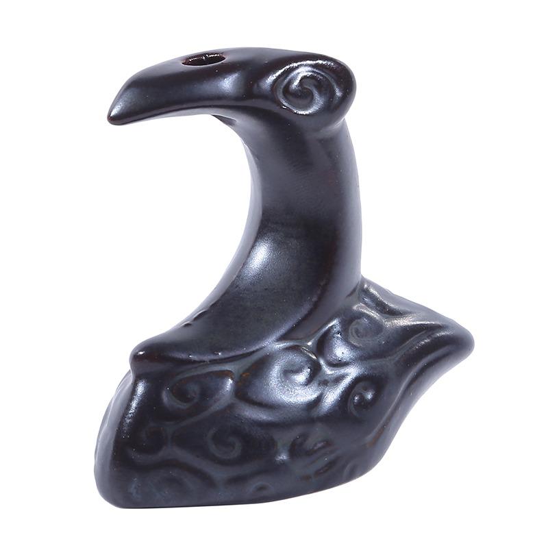 Leaf Tower Incense Ceramic Burner Fragrance Holder Backflow Censer Creative Aromatherapy Smoke Reflux Incense Stick Incense