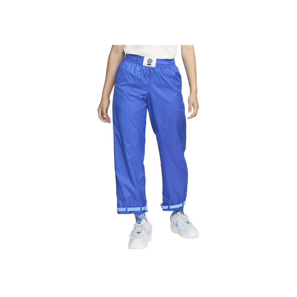 Nike X Atmos Pink Collaboration Nsw Circa Series Solid Color Loose Woven Sports Long Pants Women pants Royal-Blue DM6782-480