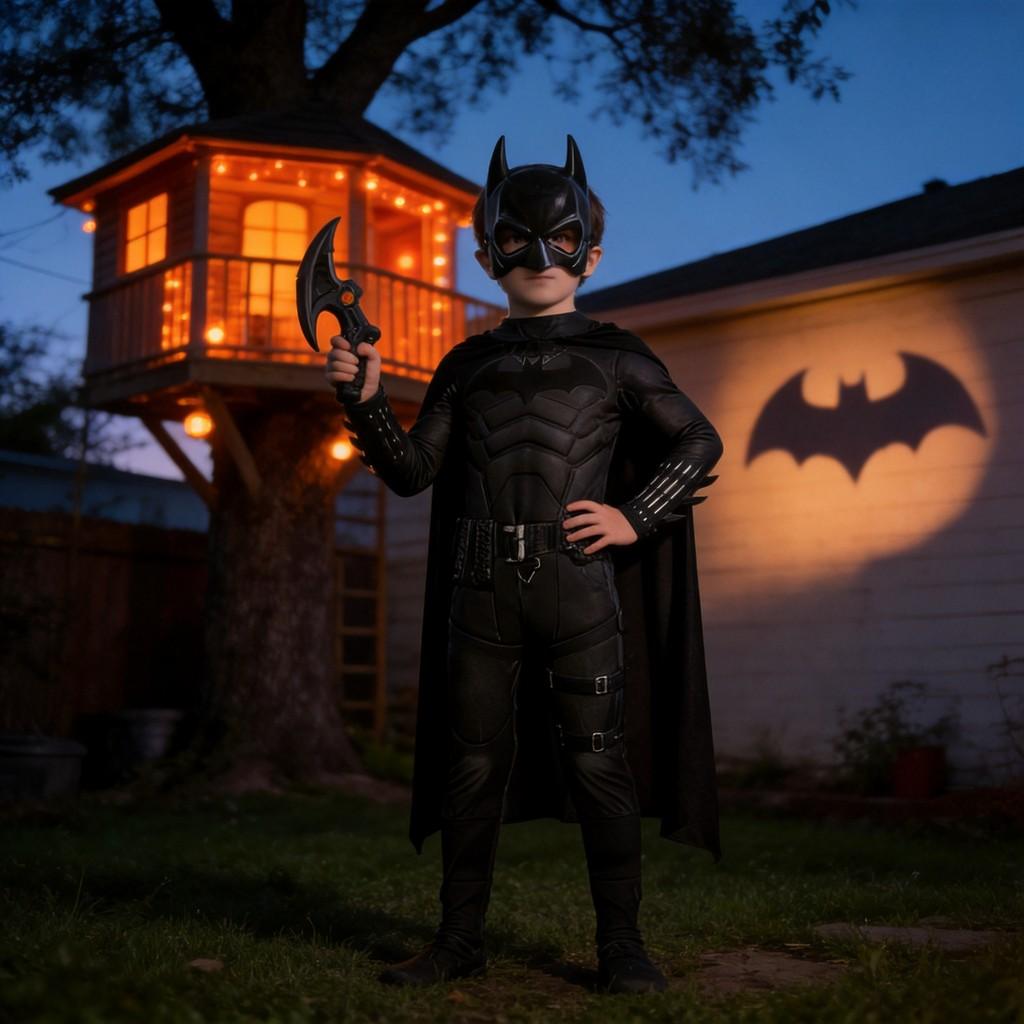 The Batman Kids Adult Halloween Cosplay Costume With Muscle Suit For Role Play
